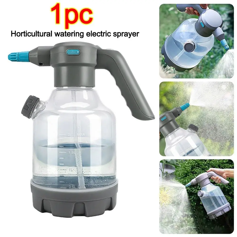 

New 3L Electric Watering Can Rechargeable Adjustable Nozzle Gardening Sprayer Non-Slip Handle Watering Kettle