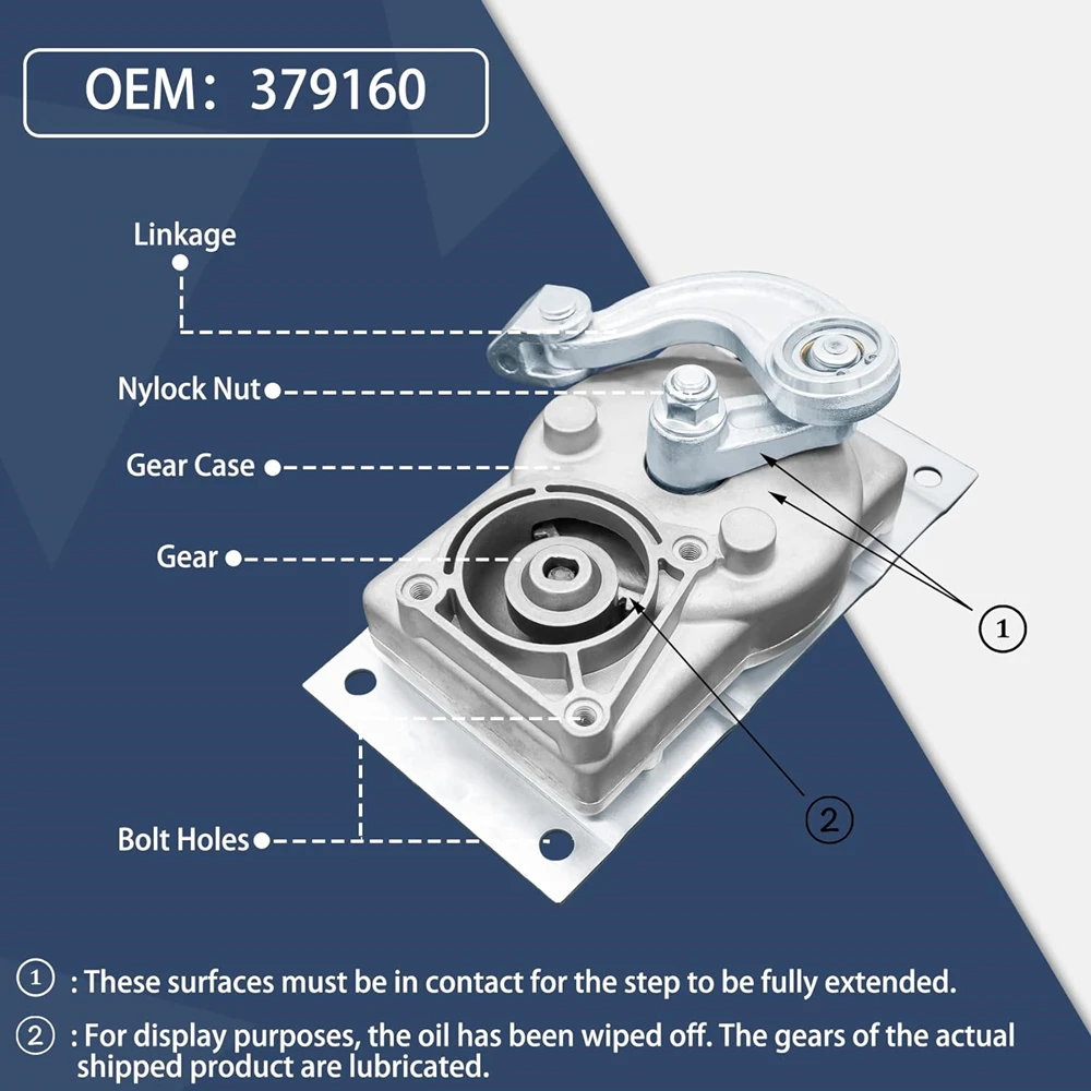 RV mechanismus skříňka 379160 propojení s A pro lippert kwikee elektrický schody série 22 23 28A 30 32 33 34 nový replace# 1101425