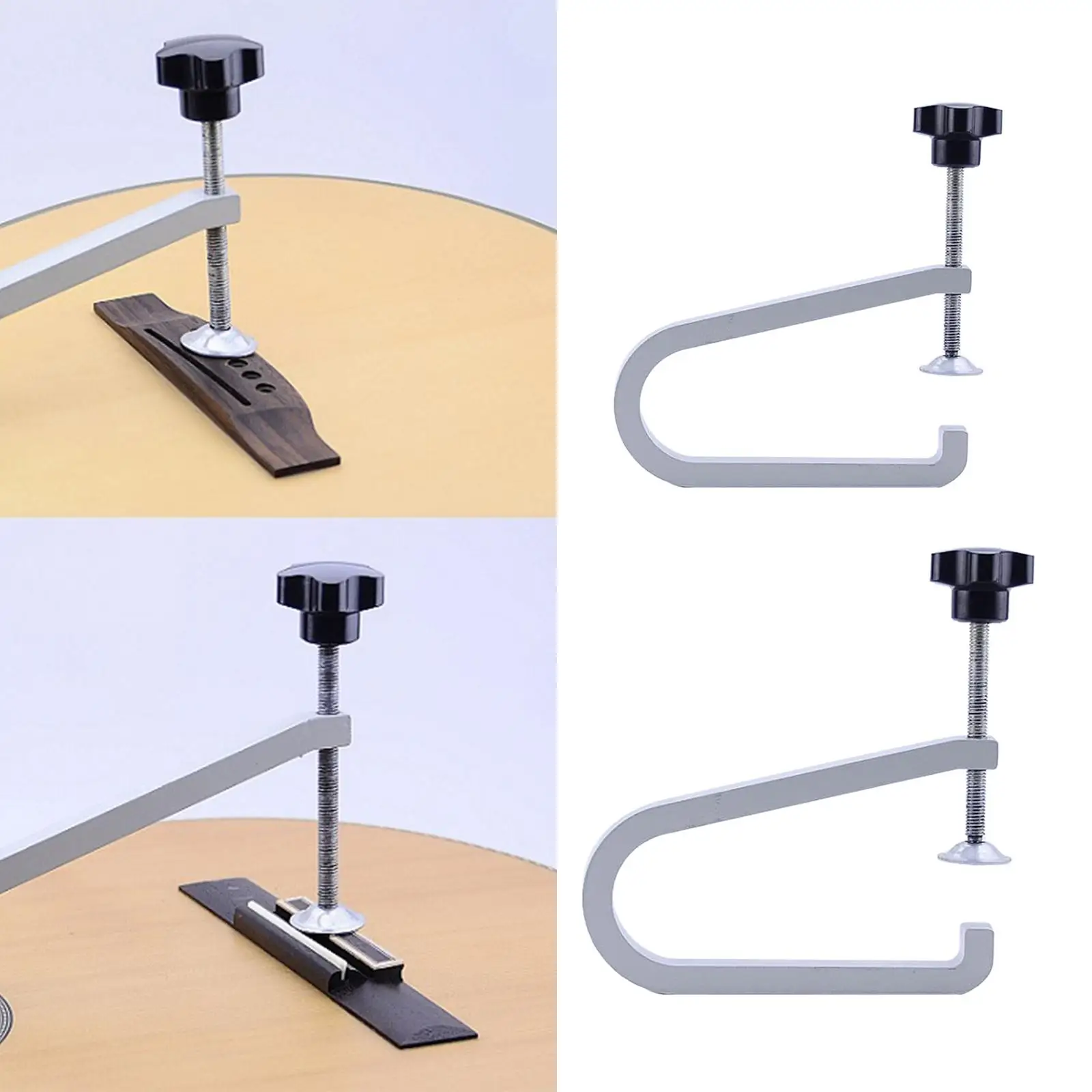 Guitar Bridge Clamp Bridge Clip Tools for Guitar Maker Musical Instrument Part Guitar Repair Tool for Acoustic Guitar Bass Parts - view 5