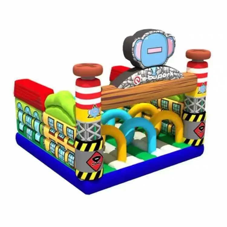 &Customize Inflatable Bouncer Commercial Grade Rainbow  Slide PVC Kids' Safe Outdoor
