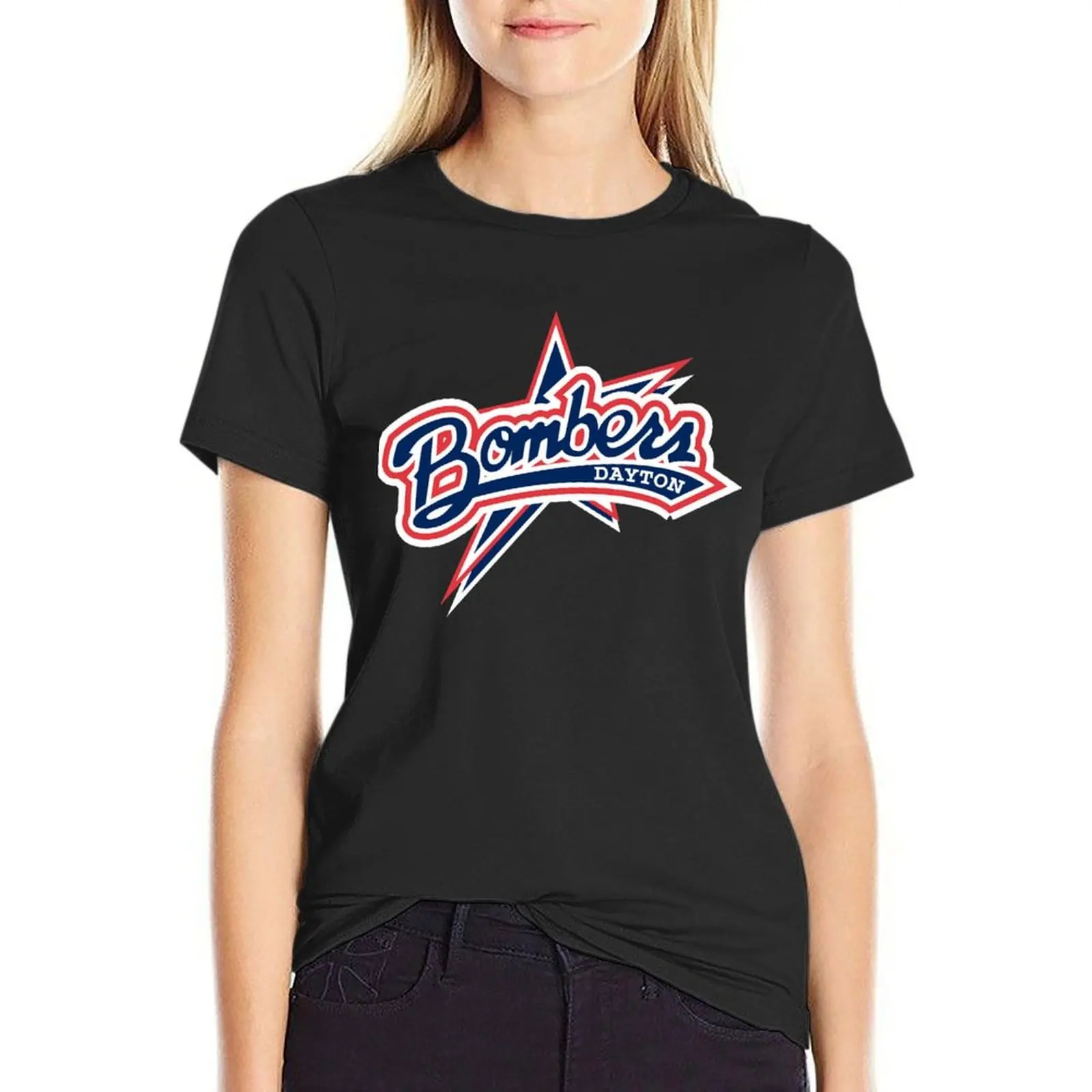 

Dayton Bombers T-Shirt quick drying Female clothing customs design your own t shirts for Women