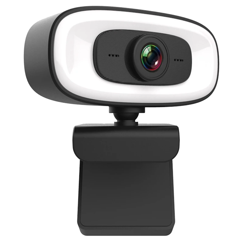 三脚付きウェブカメラ,2K, USB 2.0,ビデオ通話,オンライン教室,会議,ゲーム録画