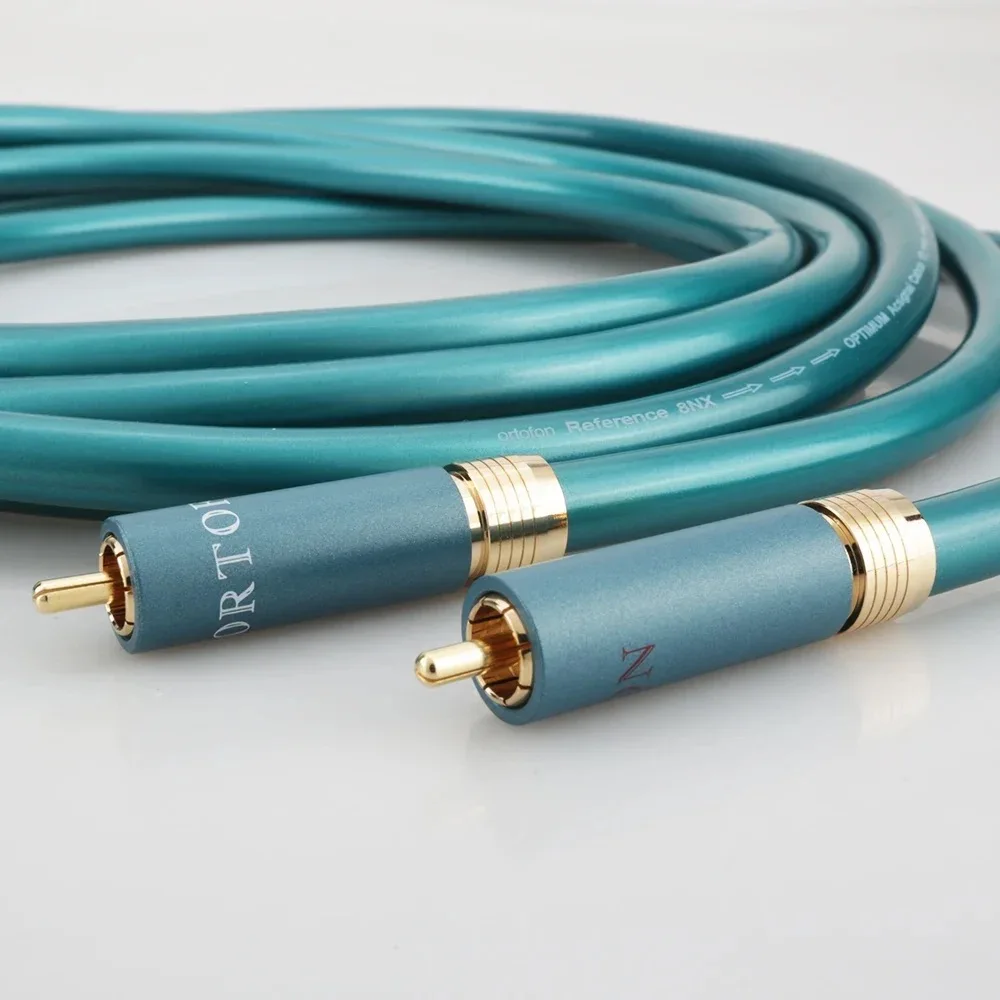 زوج Audiocrast A55 Ortofon HiFi RCA كابل مرحبا نهاية CD مكبر للصوت ربط 2RCA إلى 2RCA كابل الصوت الذكور