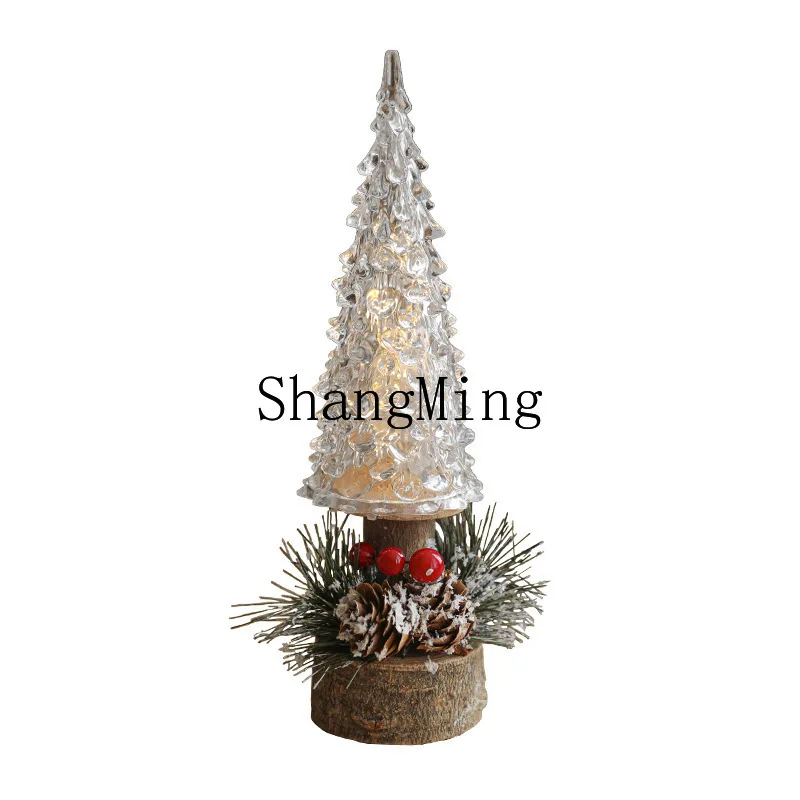 

PYH New Christmas Lamp Stand Ornament Christmas Lamp Ornament Creative Atmosphere Light Festive Arrangement