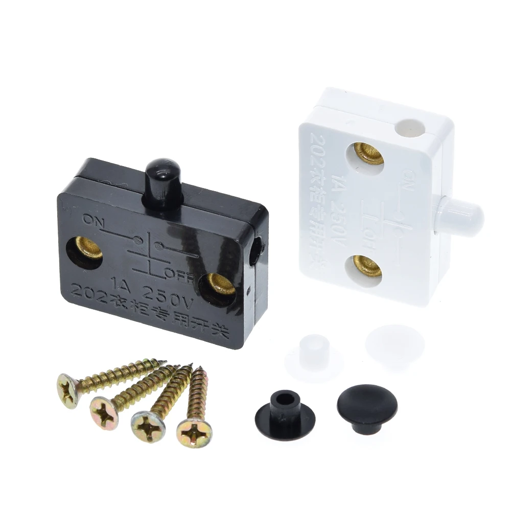 Closet Cabinet Light Switch Automatic Reset Switch Household Cabinet Door Control Switch Wardrobe Light Switch For Smart Home