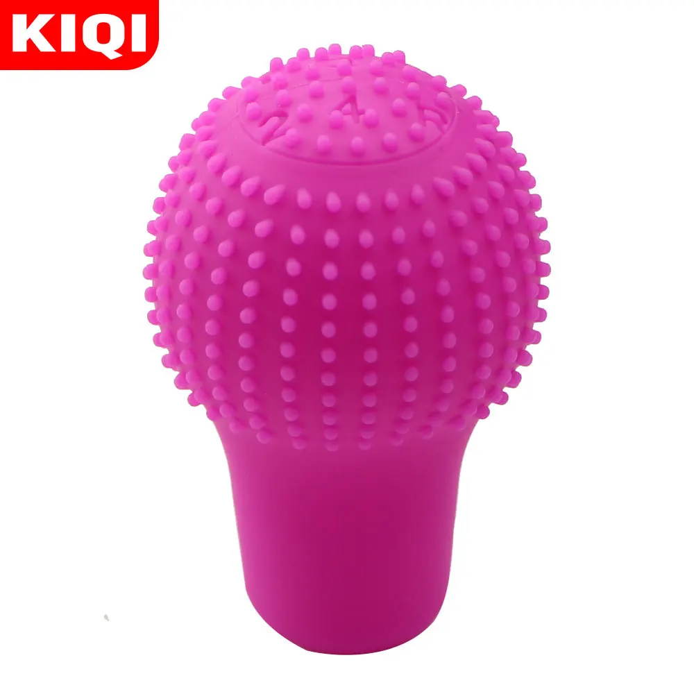 Manual Silicone Gear Shift Head Knob Cover MT Shift Knob Covers Sleeves Case Skin Protector Car Styling Accessories