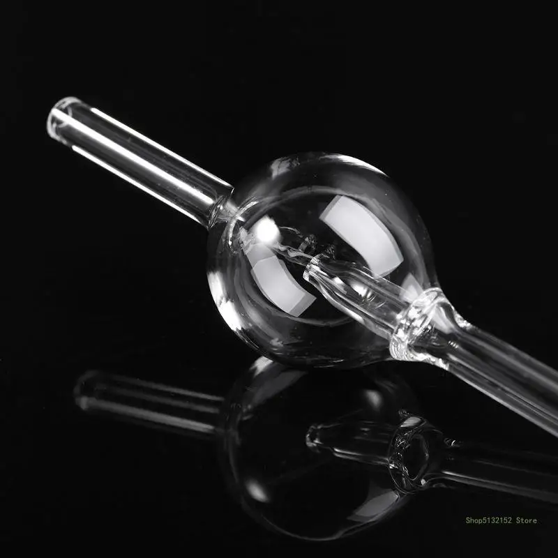 QX2E Glass CO2 Diffuser Transparent CO2 Bubble Counter for Fish Tanks Planted Tanks Aquarium Accessory