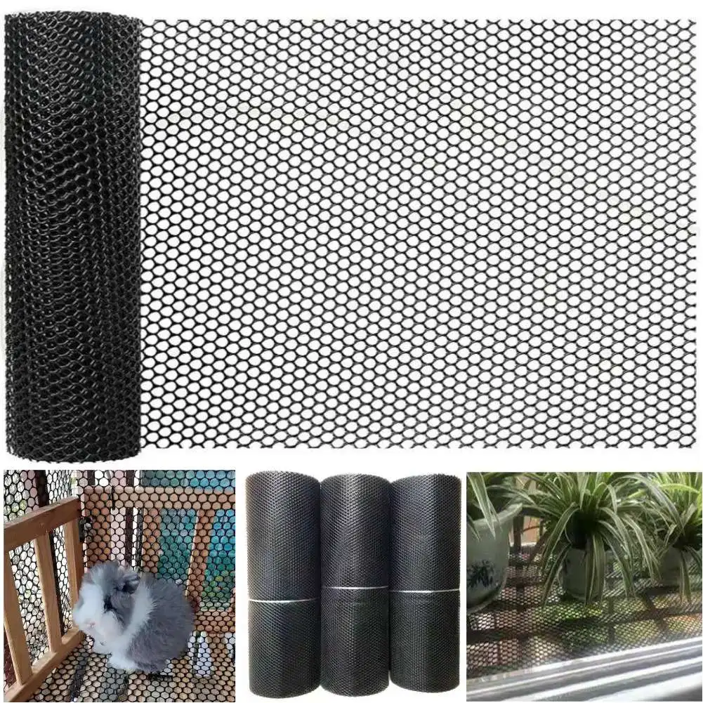 Garden Protection Net Fence Safety Netting Breeding Net Isolation Equipment Protection Child Cat Pet Chicken Plastic Mesh