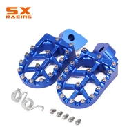 Pedales de clavija CNC para motocicleta, para YAMAHA YZ 65 85 125 250 125X 250X 250FX 450FX WR 250F 450F YZF WRF 250 450