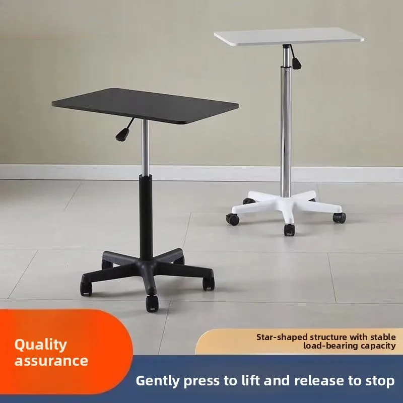 

Portable Height Adjustable Laptop Desk Standing Workstation Small Sofa Bedside Table for Office Home