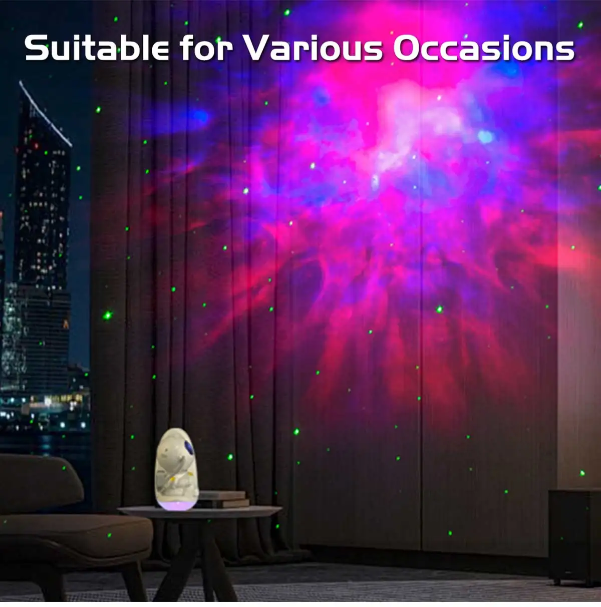 Astronaut Galaxy Projector Moon Night Light Star Ceiling Projector Galaxy Light with Timer and Remote Starry Nebula LED Lamp