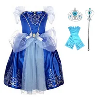 Children Princess Costume Party Fancy Flower Vestido New 2024 Christmas Birthday Carnival Dress Up Rapunzel Belle Disguise Frock 6