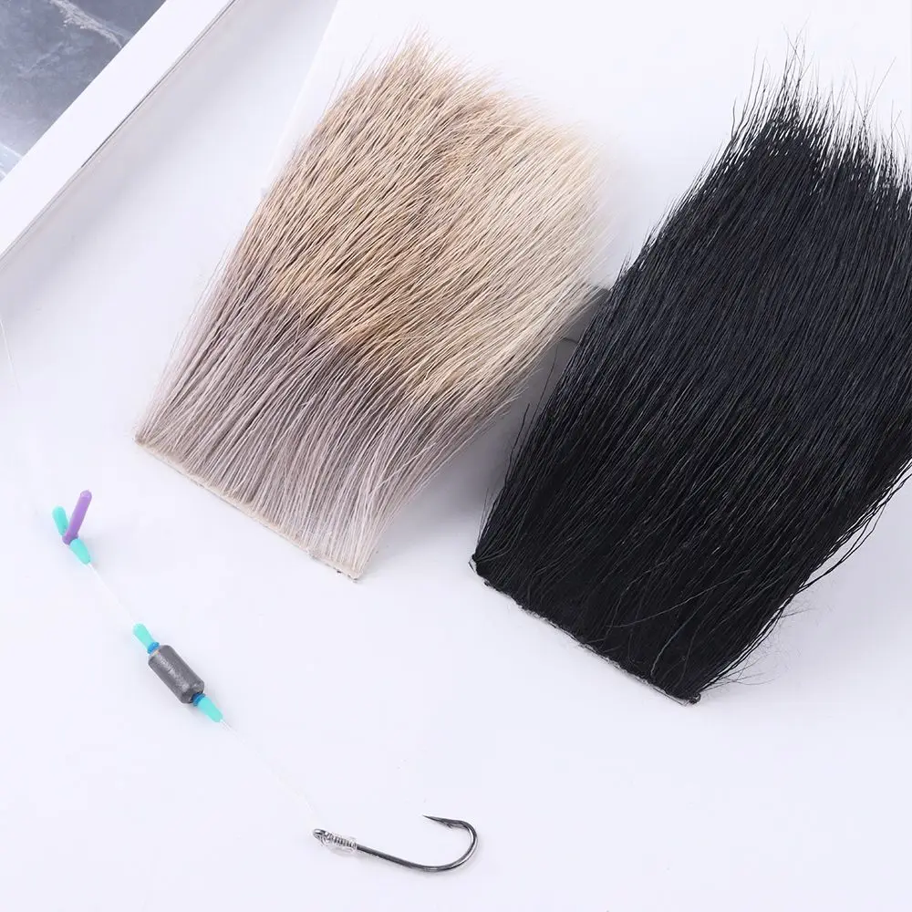 Perfect Decoy Fly Hook Skin Fur Material Deer Hair Patches Deer Hair Hook Tying Material Fly Fishing Lure