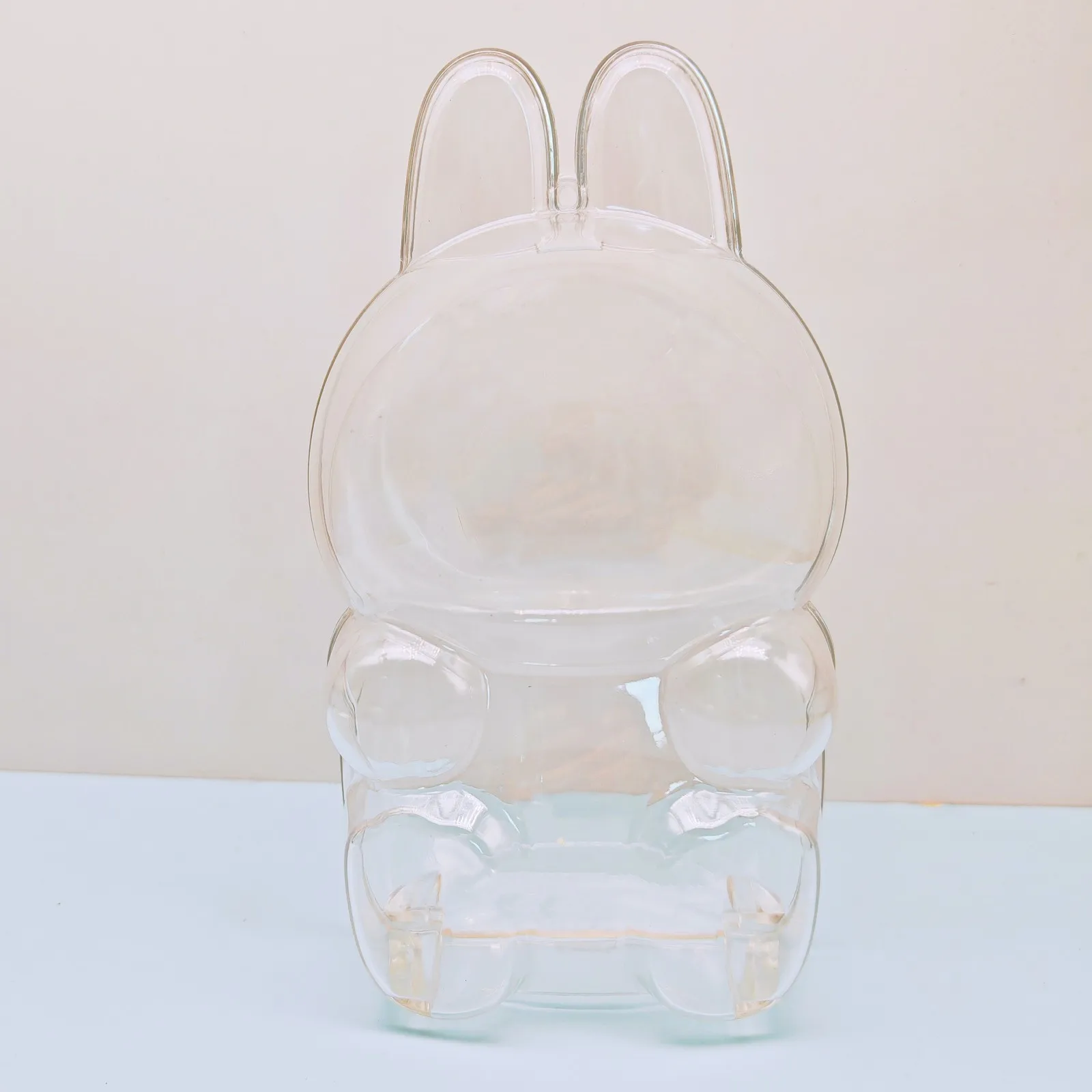 V1/V2/V3 Display Case For Labubu have a seat Clear Protective Cover for Sitting/Standing Dolls Dustproof Scratch-Resistant Box