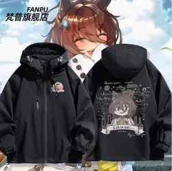 Anime Umamusume: Pretty Derby Agnes Tachyon Hooded Hoodie Cosplay Autumn Winter Men Women Coat Loose Jacket Tops