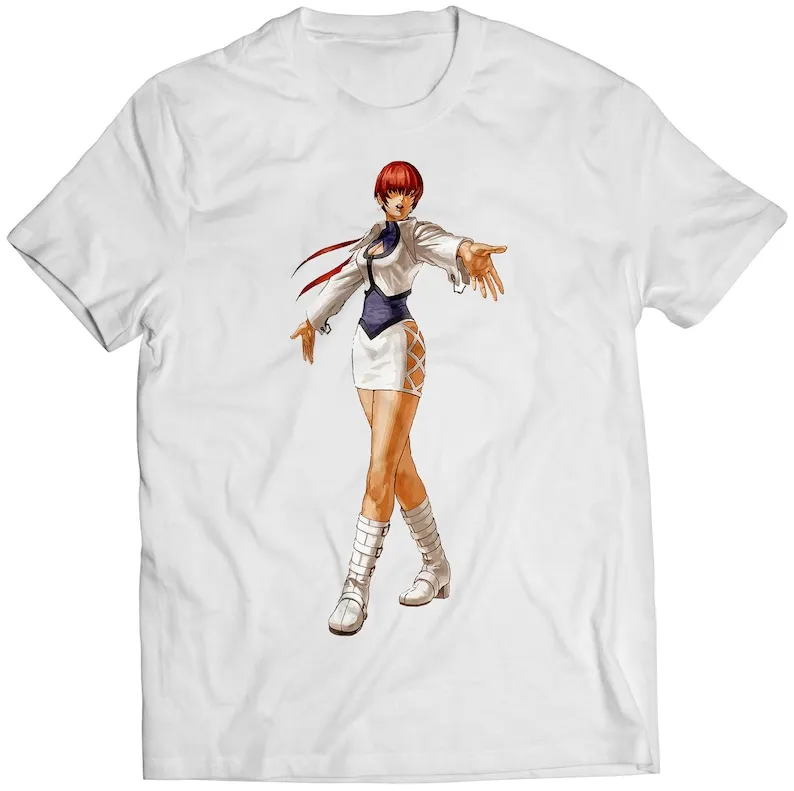 Shermie V2 NG Battle Coliseum Premium Unisex T-shirt (vector).