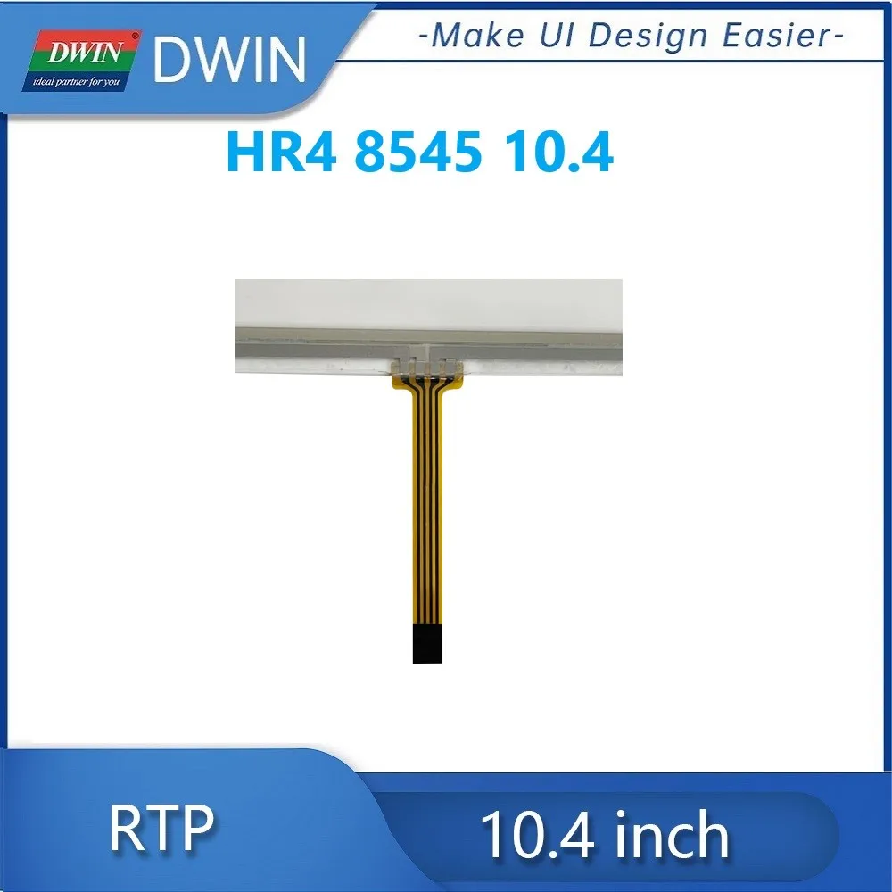 DWIN 10.4 Inch 174.0mm*225.3mm*1.4mm 4 Wire Resistive Touch Screen