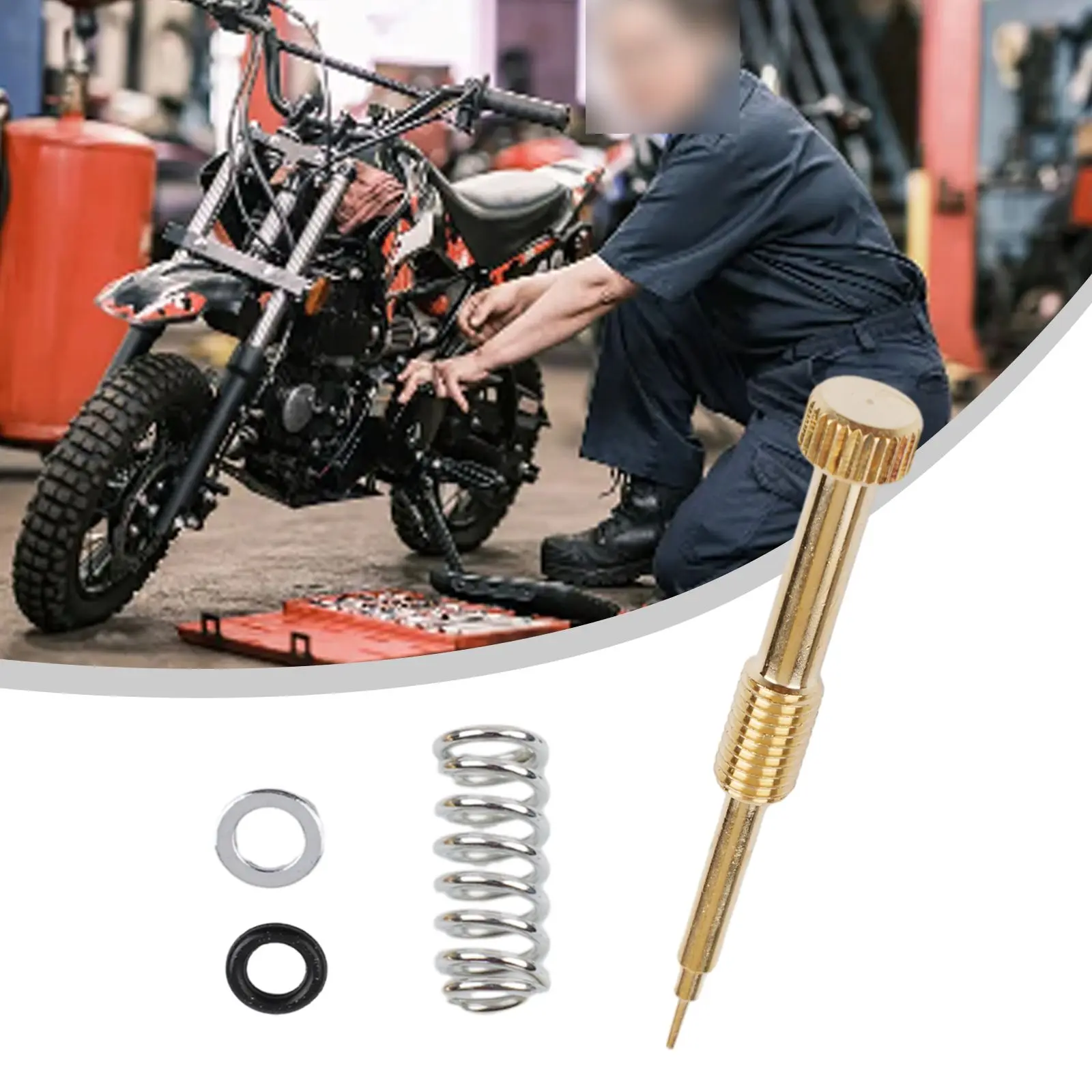 

Air Adjustment Screw Carburetor Air Screw Adjustment Air Fuel Ratio Kits Metal Mixture Screw Motorcycle Parts High Quality