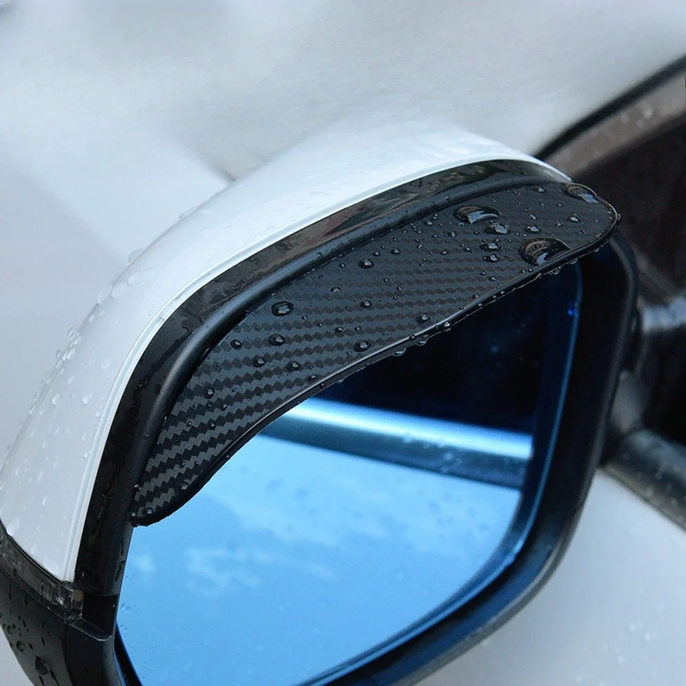 2PCS Reversing Mirror Cover, Rain and Dust Barrier, Universal Rain and Rain Barrier Modification Products for Car Rearview Mirro