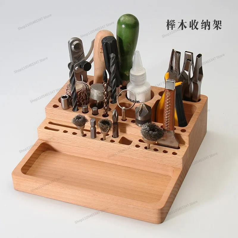 For Leather Tools, Hand-printed Lingchan and Other Tools Storage Box