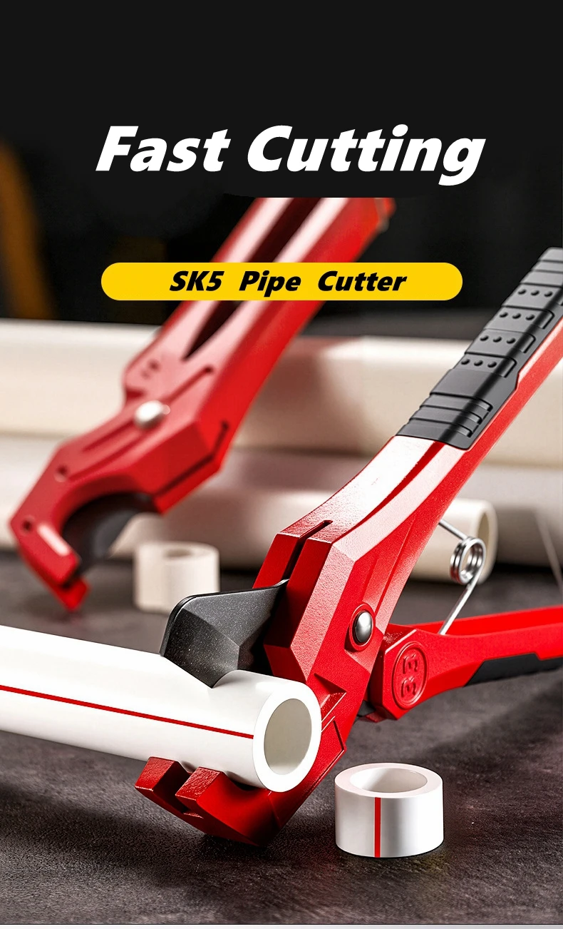 Teflon Coated Pipe Cutter: High-Precision Cutting Tool with Sharp Blade, Durable Design, Ideal for PVC, PEX, PP