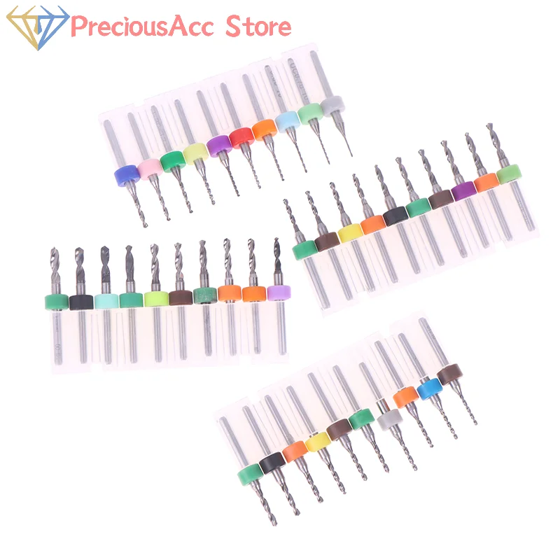 Mini set di punte da perforazione CNC per PCB per scheda di stampa per circuito stampato Punta da trapano Multi specifica Punta da trapano per PCB Micro punte da trapano