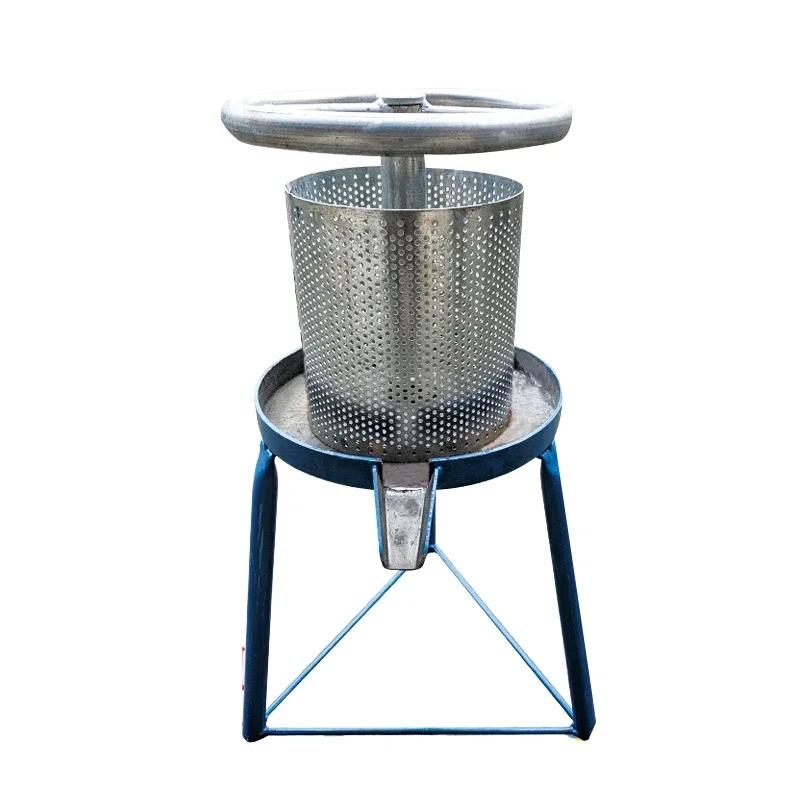 Household oil press Oil Small pig oil residue fat residue cake Manual vegetable stuffing squeezer Juicer