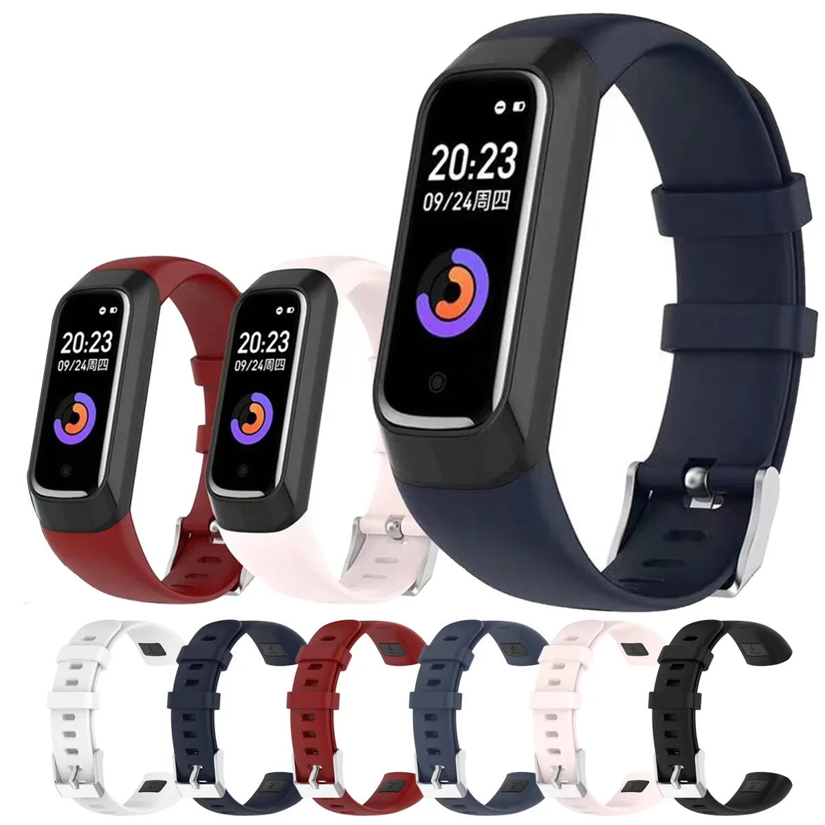 シリコンストラップキープ-b2-バンド交換ブレスレットスポーツバンドソフト防水リストバンドキープブレスレット-b2-アクセサリー