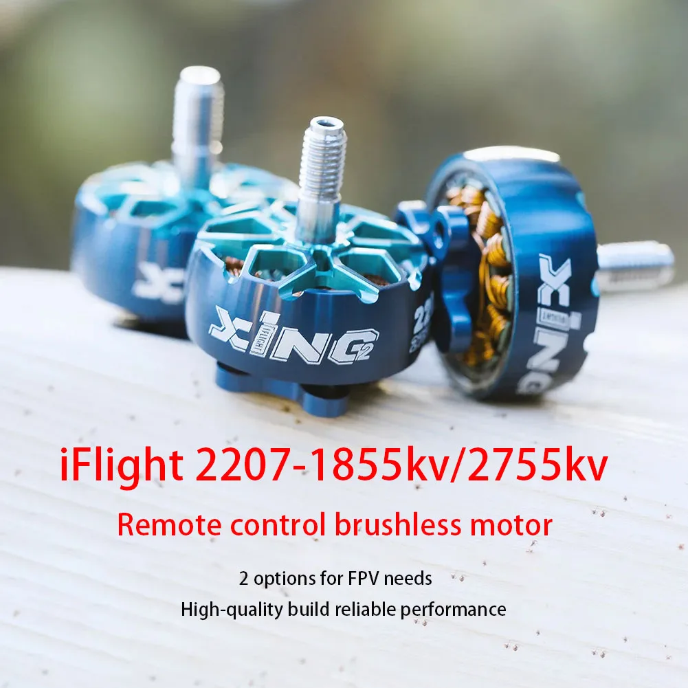 

iFlight 2207-1855kv/2755kv Remote control brushless motor 2 options for FPV needs High quality build reliable performance