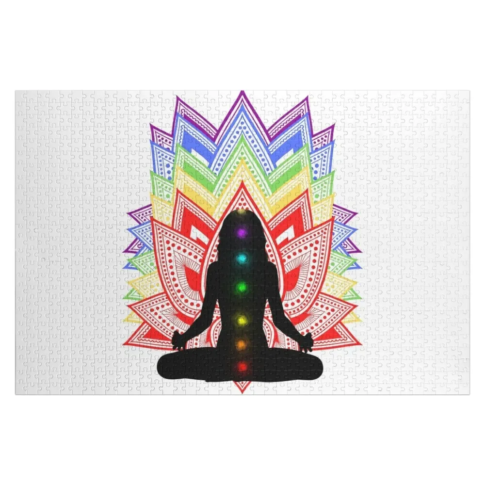 

Colourful healing Chakras design Jigsaw Puzzle Custom With Photo Scale Motors Puzzle