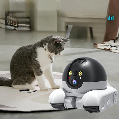 Imagen 2 del producto Cámara WIFI PTZ IP protección de seguridad cámara de vigilancia 1080P HD seguimiento automático Monitor de mascotas para bebés cámaras de Robot inteligentes para el hogar