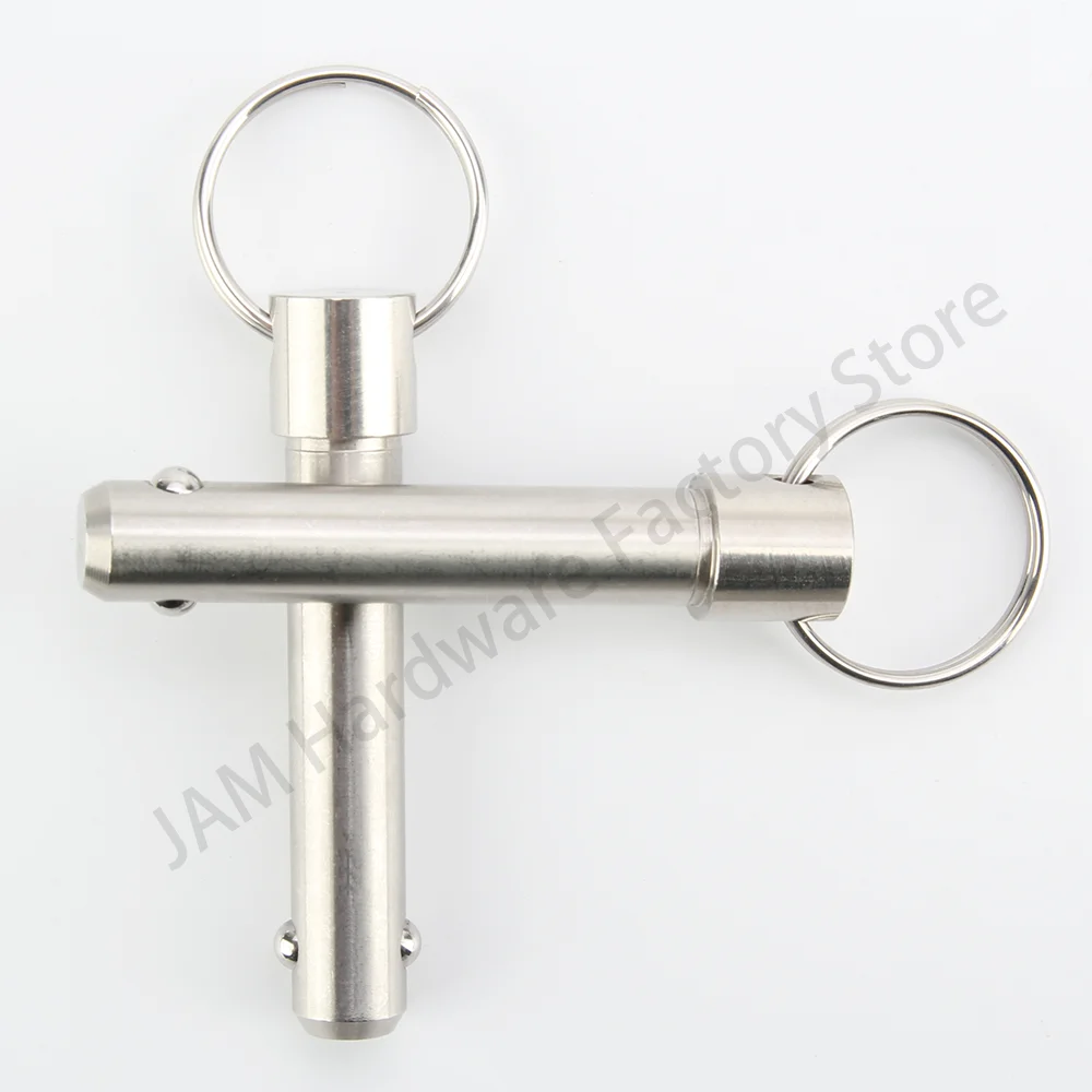 MJ114 Quick Release Locating Pins Dia 5~25mm Spring Type All Stainless Steel Ball Lock Pins With Pull Ring - Image 5