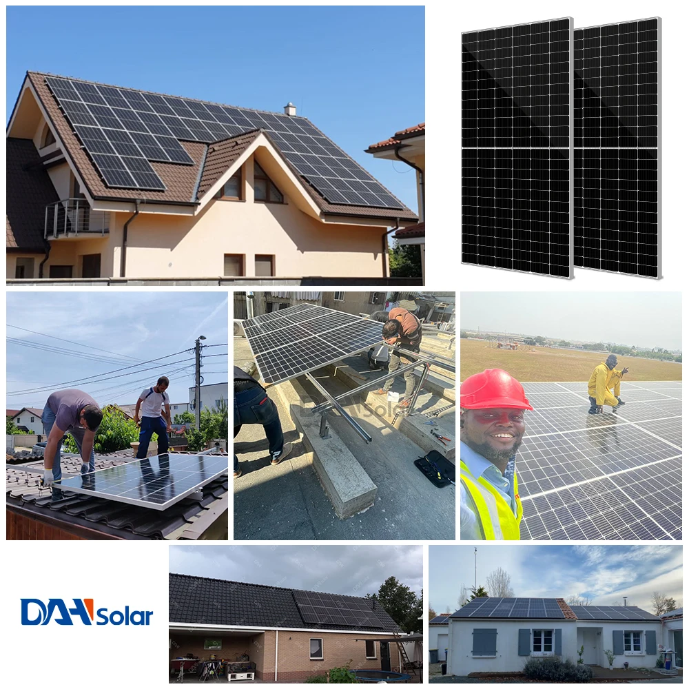 Monocrystalline half cell solar panels 10bb 550w photovoltaic module panel
