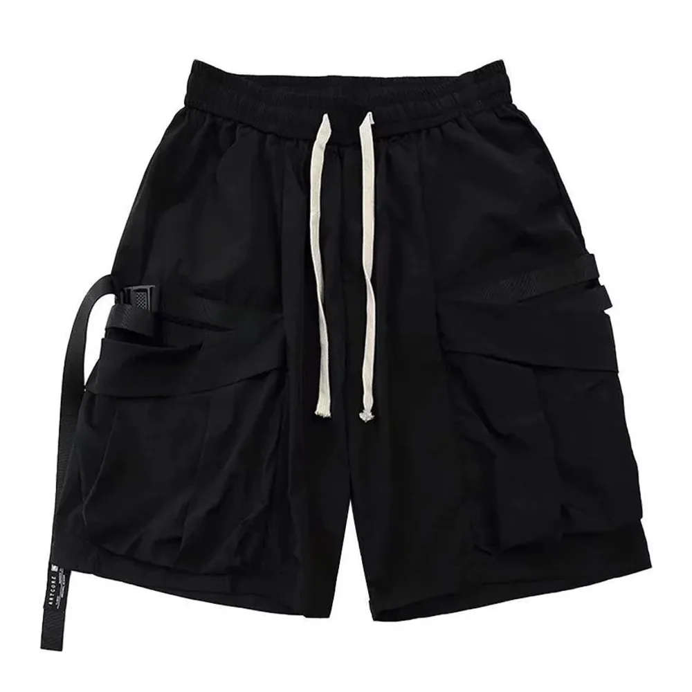 Shorts Men Cargo Summer Baggy Pocket Stand Out Design Trendy Heavy duty Casual  Street Versatile Workwear-inspired Shorts 2024