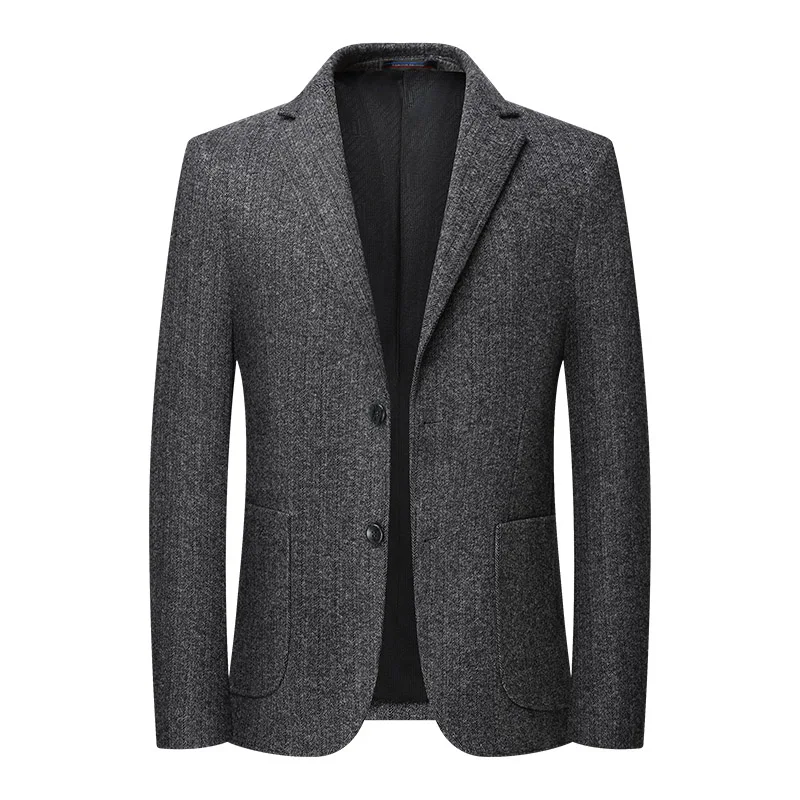 

Men's Fashion Handsome Everything Business Casual 58.5% Polyester 23% Viscoelastic 16.9% Cotton 1.6% Sheep Wool Blazer Mujer