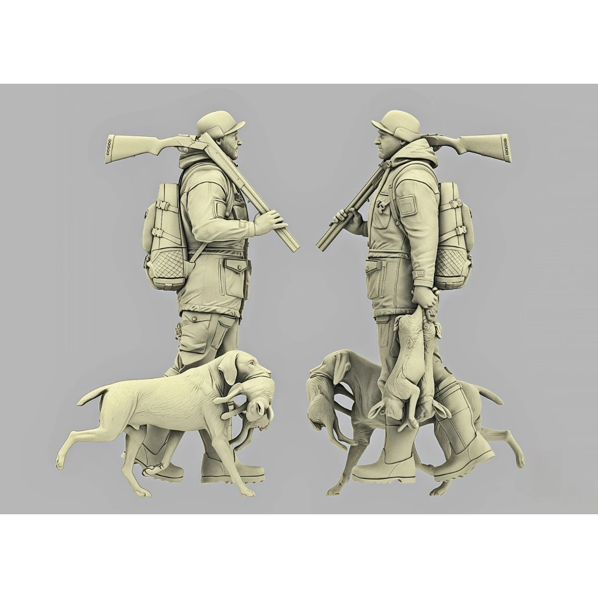 

GK1/35 resin figure unpainted model kit, unassembled and unpainted ,modern hunter