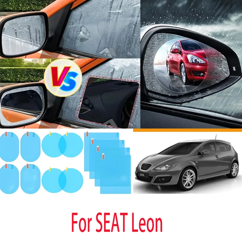 

For SEAT Leon 2000-2025 Car and motorcycle rearview mirror waterproof anti fog defrosting transparent window waterproof film