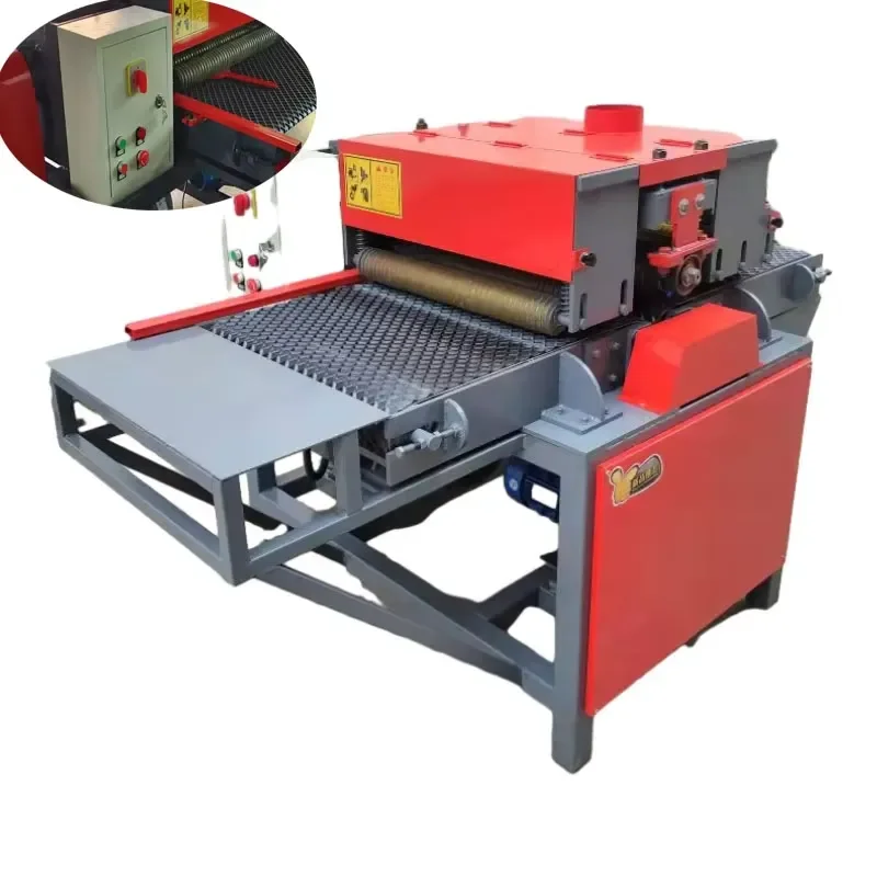 CE Certification Semi Automatic Hardwood and Poplar Multi Piece Saw Machine 600 Type Round Wood Multi Piece Saw