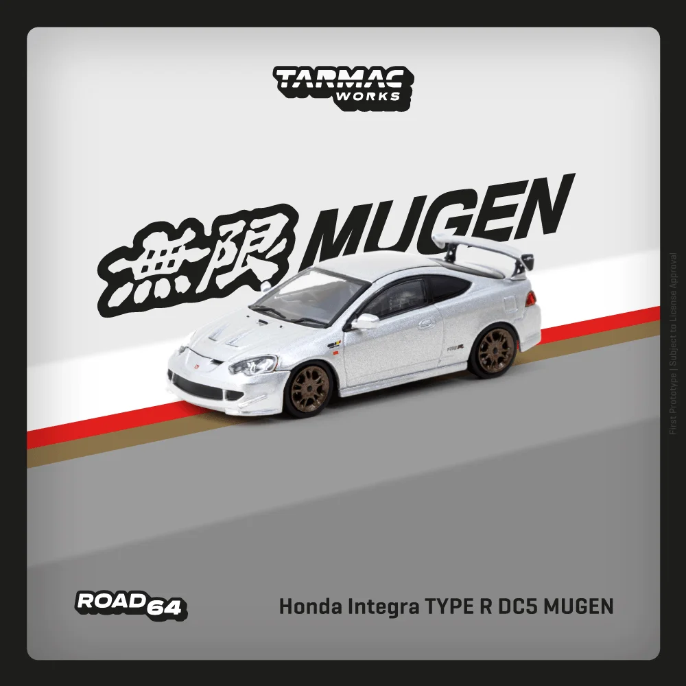 Diecast Tarmac Works 1:64 Scale Honda Integra Type R DC5 Alloy Car Model