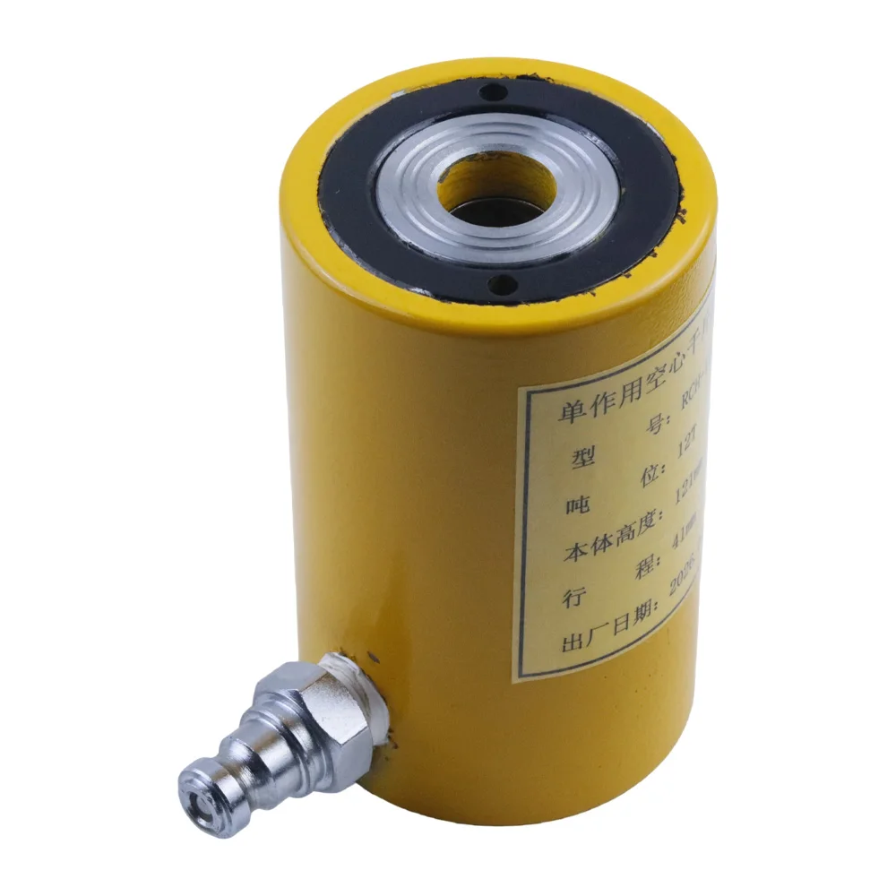 

41mm Hollow Hydraulic Jack Unidirectional RCH Separate Hydraulic Hollow Cylinder Body Hight 121mm RCH-121 12T