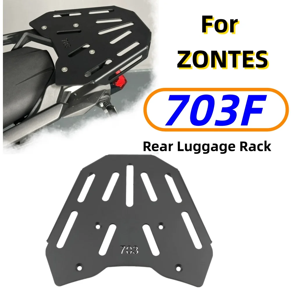 Motorcycle Rear Luggage Rack/Carrier Accessory for ZONTES 703F – New Model Aftermarket Rear Tail Rack & Top Box Mount