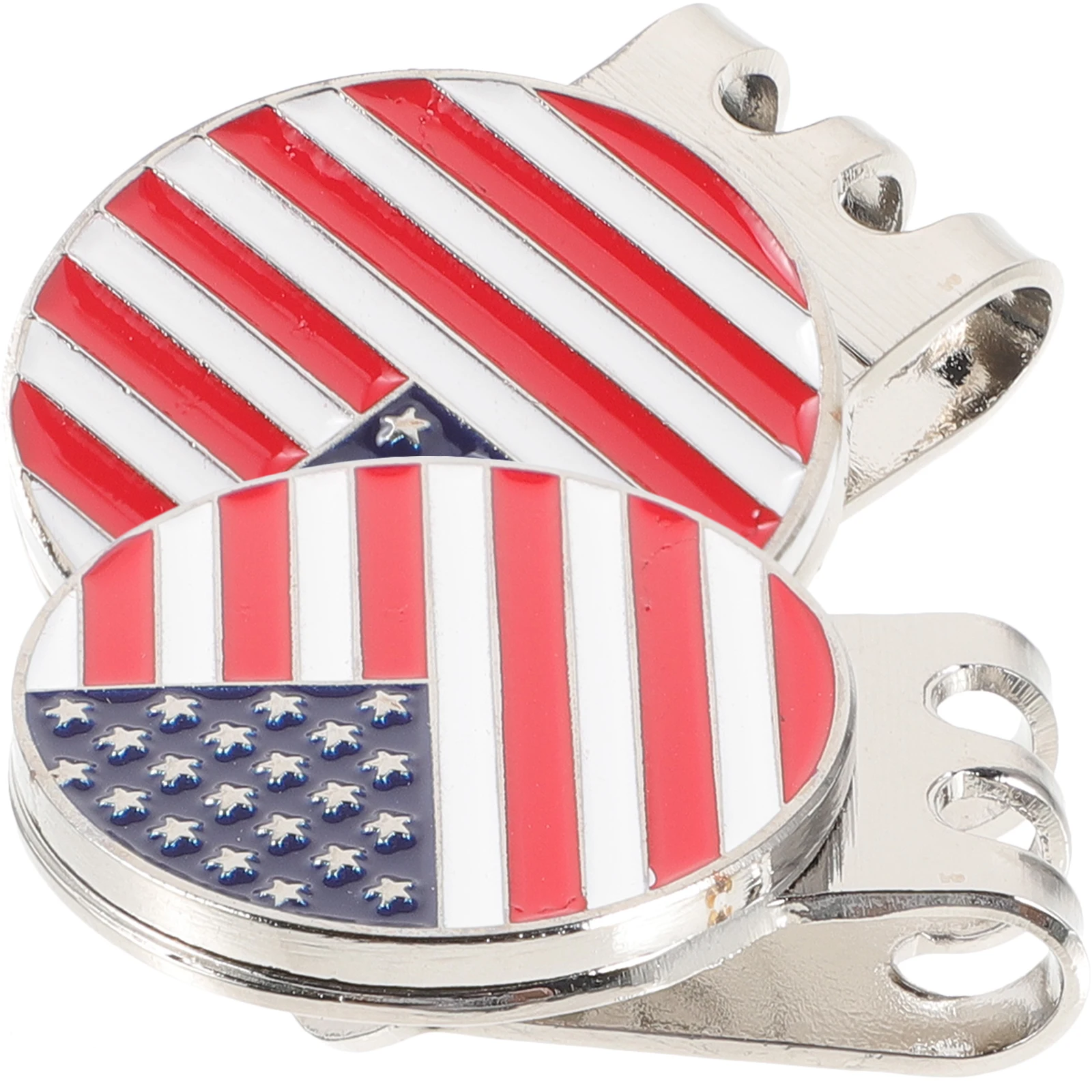 

2Pcs Golf Hat Clip Zinc Alloy Iron Durable Magnetic Marker Portable Decorative Golfs Accessories For Men Hat Adornment Golf