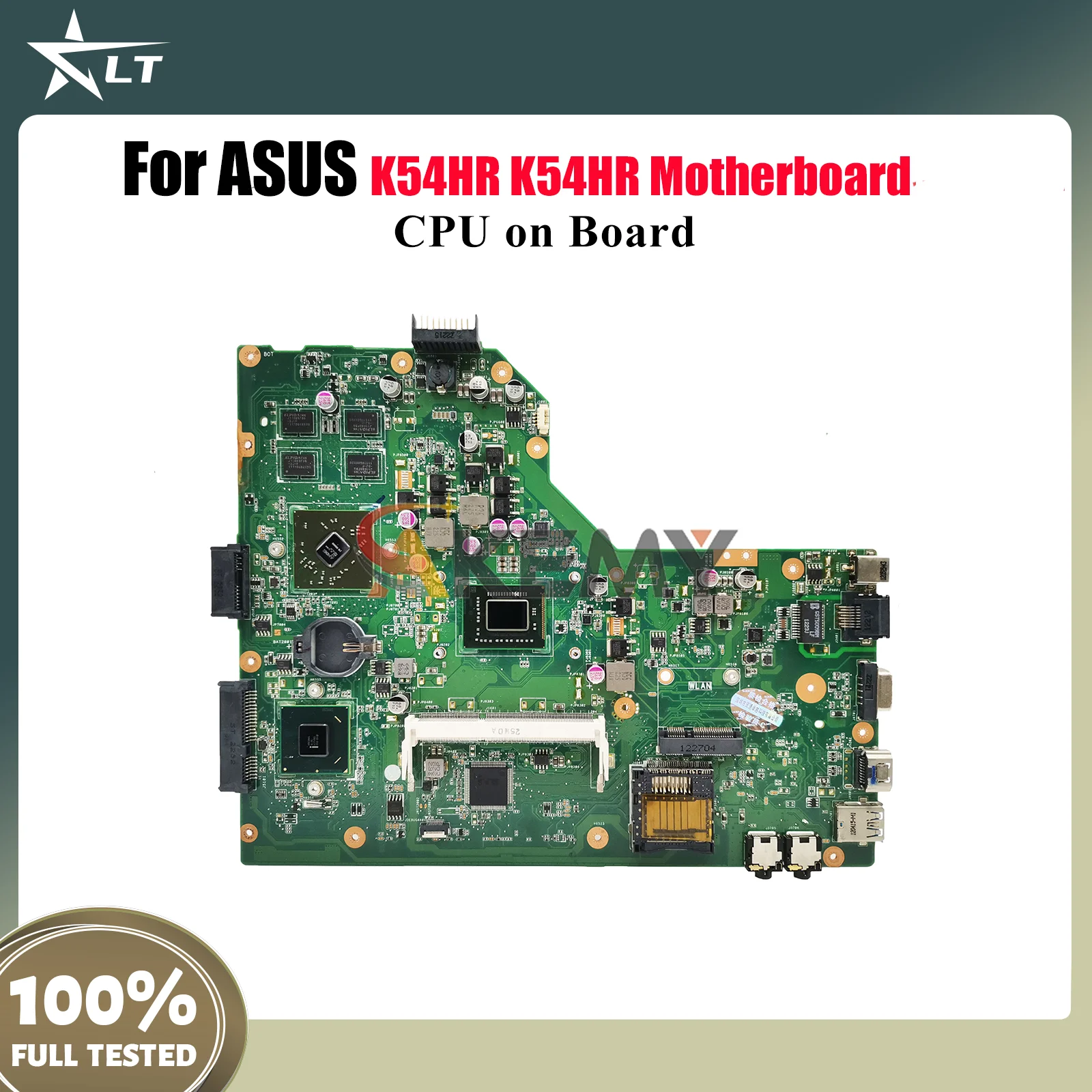 

Материнская плата для ноутбука K54HR для ASUS K54H K54HR, материнская плата для ноутбука с процессором Celeron, 100% тестирование, ОК, быстрая доставка, высокое качество