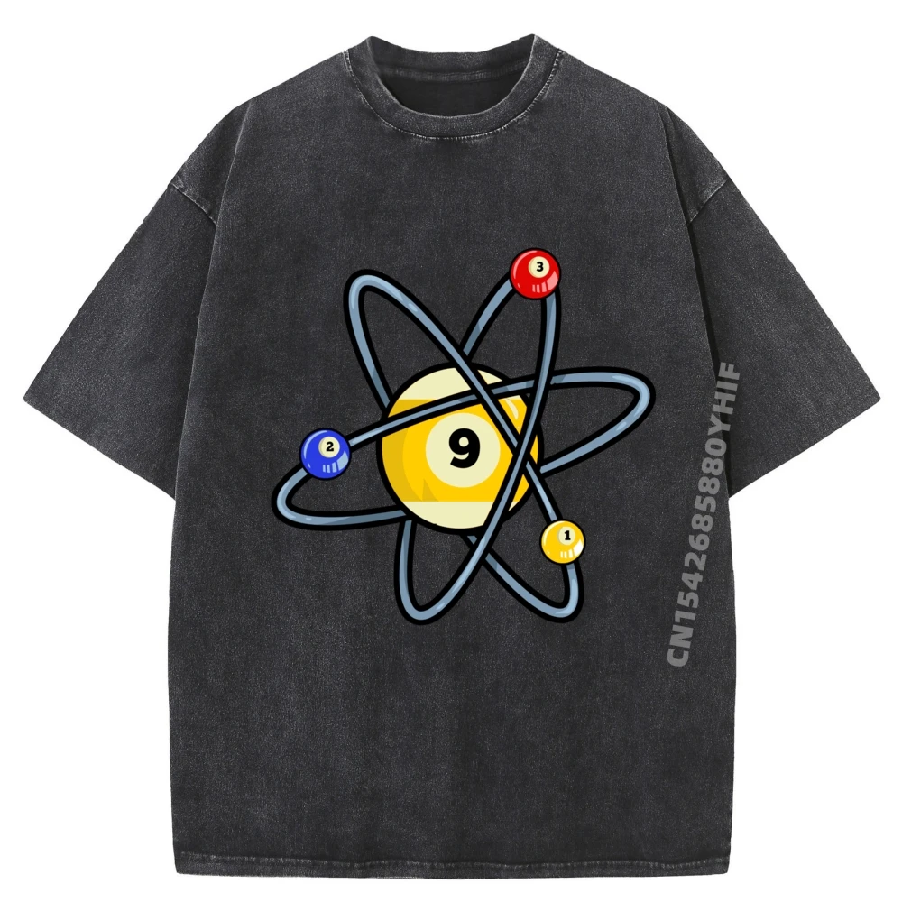 

Newest Printed Tees Player 9-Ball Hiphop Streetwear Men Clothes Graphic Tees Oversized Washed Shirt For Men Family