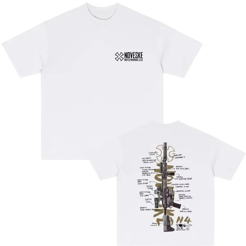 Hot NOVESKE N4 Tactical Army Fan Club Outdoor Training Competition T-shirts Men Women Fashion Oversized Tee Male Vintage Tshirt