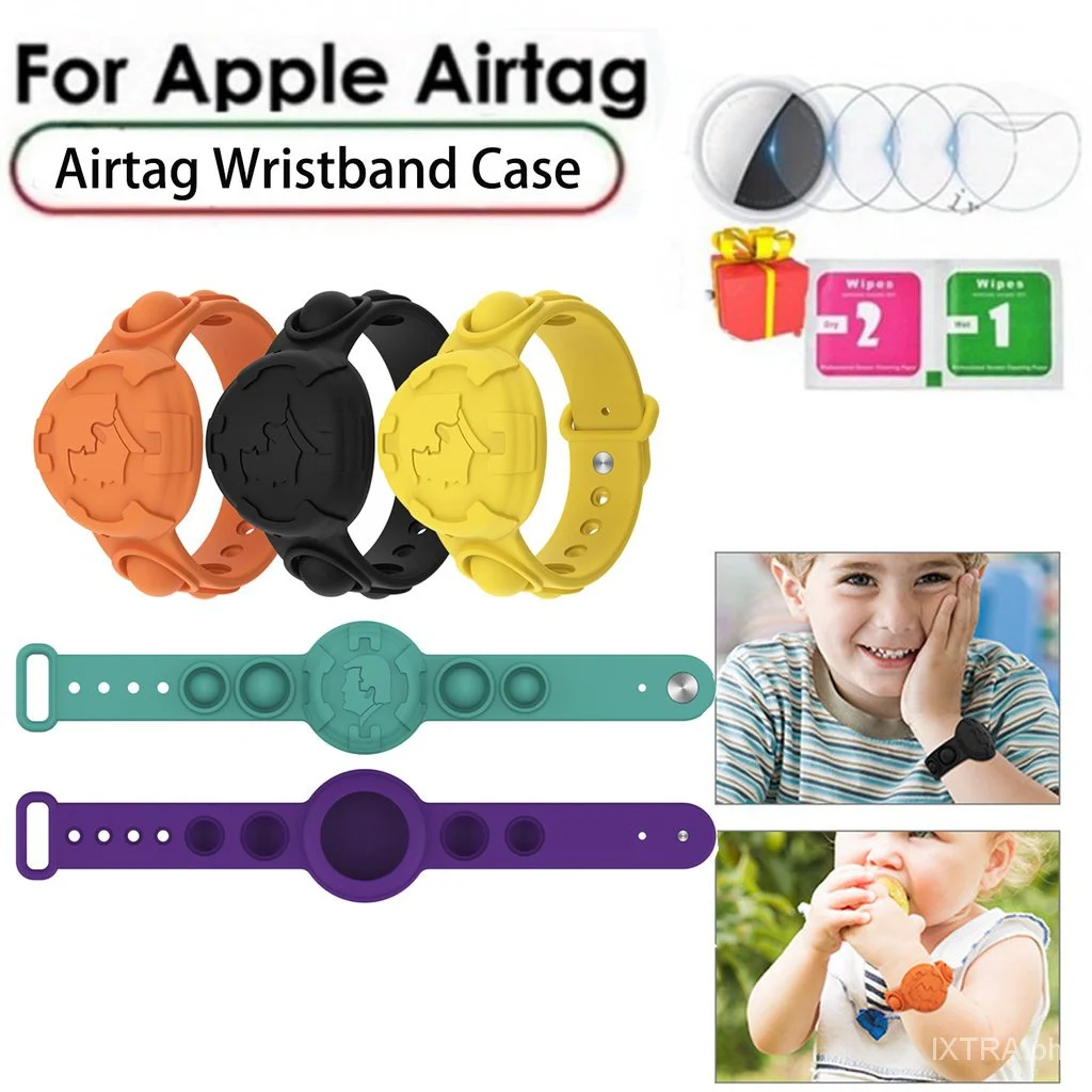 AirTag Wristband Designed for Children | Compatible with Apple AirTag | Ages 1-12 | Anti-Loss Locator | Lightweight Watch Band f