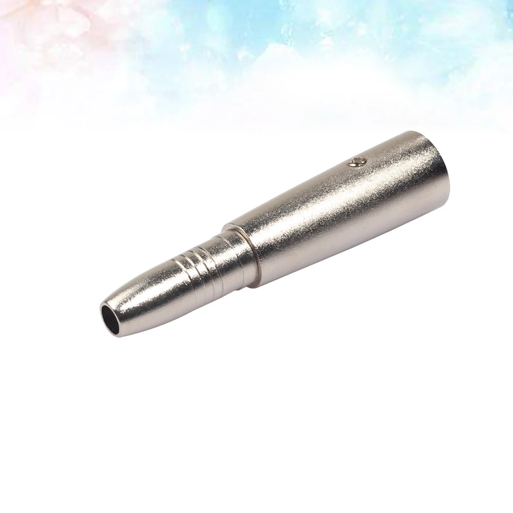 

Microphone Audio Adapter 3 Pin Male to 6.35mm Female Jack Plug Converter Speaker Connector Professional
