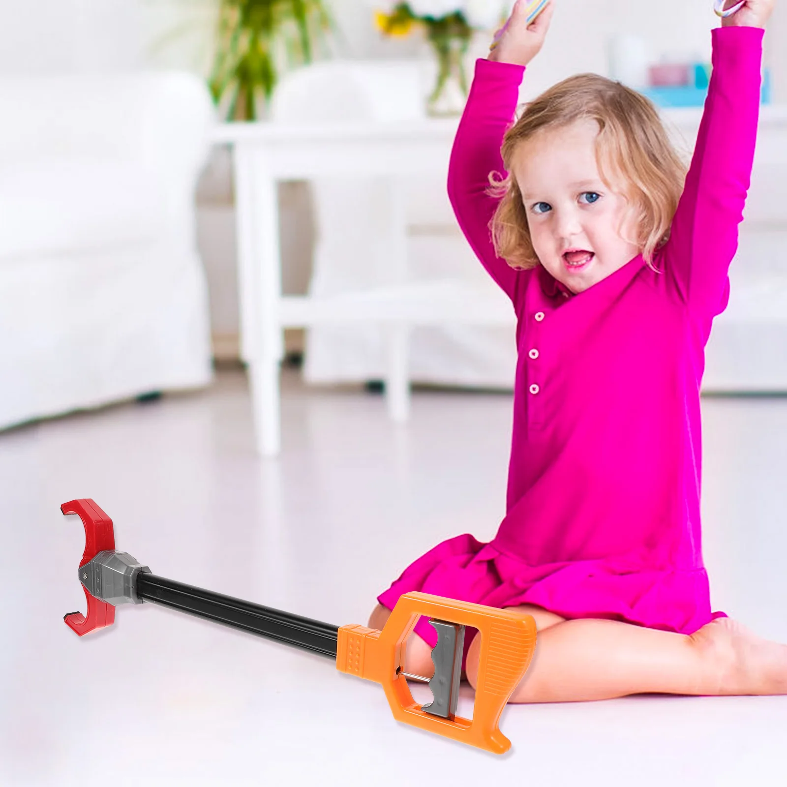 Ergonomische vuilnisklem met verlengd bereik voor huishoudelijk en buitengebruik Antislip afvalpickup Clip Grabber Toy