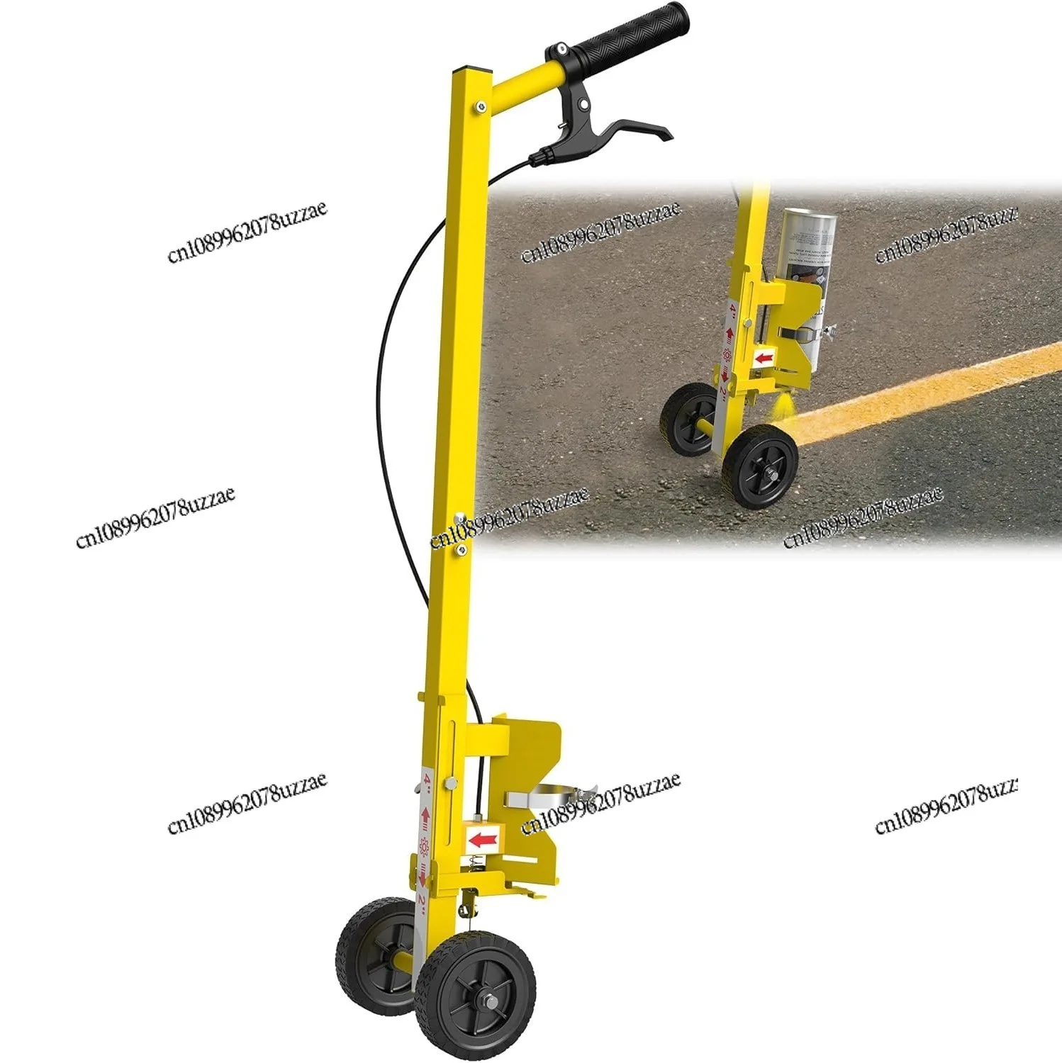 2395000 Striped Paint Stick, Industrial Double-wheel Striped Paint Stick Is Suitable for Line Paint Strips