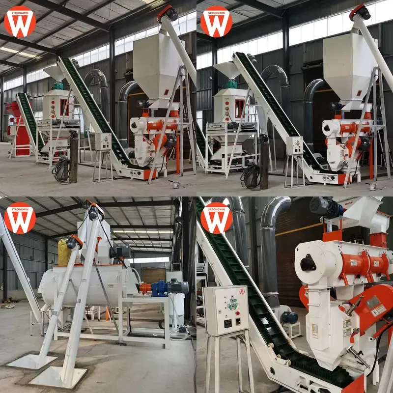 Recycling Machine 2026 1.5-2.5t/h Complete Small Scale Animal Feed Production Plant